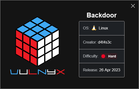 Thumbnail for VulNyx - Backdoor