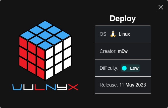 Thumbnail for VulNyx - Deploy