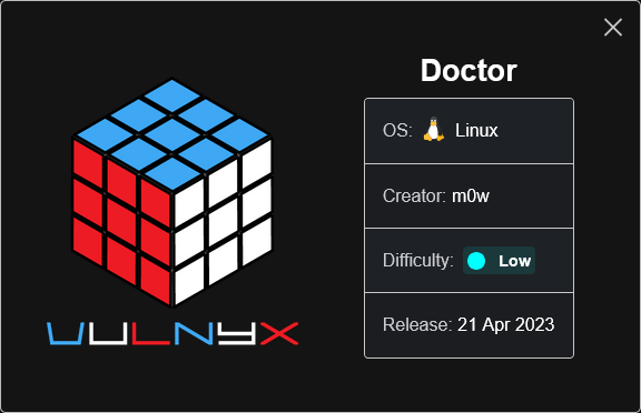 Thumbnail for VulNyx - Doctor