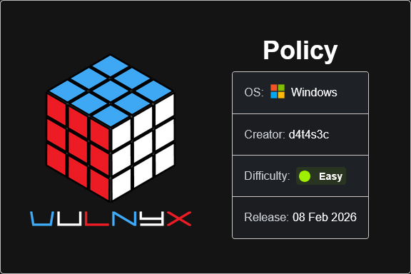 Thumbnail for VulNyx - Policy